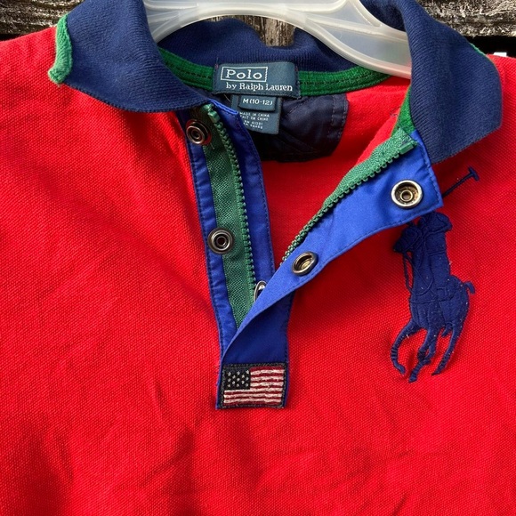 Polo Ralph Lauren Big Pony Shirt 
Functional Zipper and button - Picture 3 of 5
